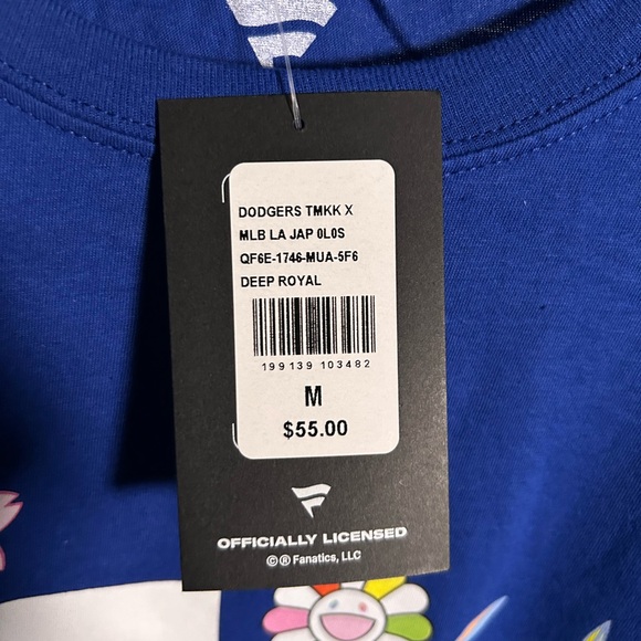 Takashi Murakami x dodgers shirt Medium royal blue - Picture 3 of 7
